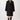Langerchen Langer Mantel für Frauen in Schwarz- Outfit Front