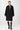 Langerchen Langer Mantel für Frauen in Schwarz- Outfit Front