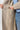Langerchen Langer Mantel für Frauen in Beige- Detail