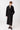 Langerchen Langer Mantel für Frauen in Schwarz- Outfit Front