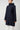 Damen Parka Risana in Navy-Blau, Vorderansicht geschlossen