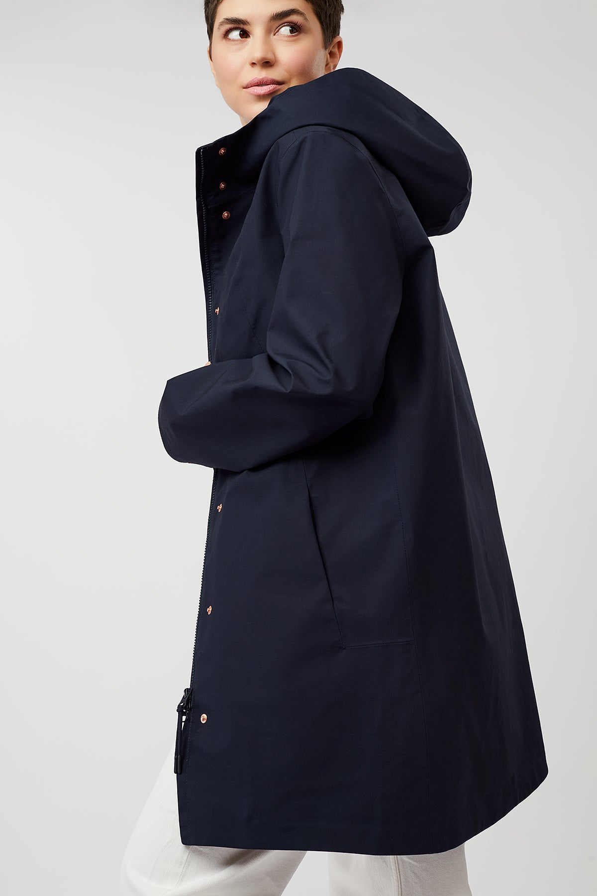 Coat Risana (Navy)