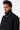 Langerchen Mantel für Herren in Schwarz- Detail