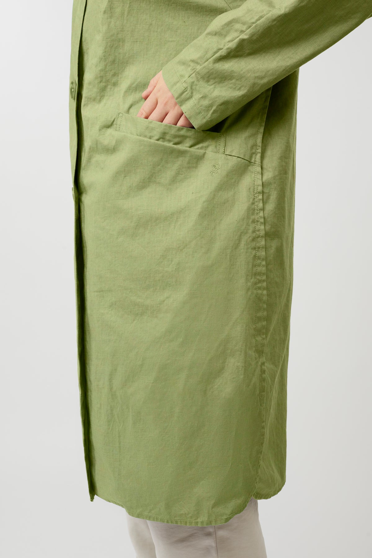 Coat Mira Long (Basil)