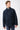 dunkelblaue Herrenjacke aus Wolle mit Membran
