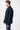 dunkelblaue Herrenjacke aus Wolle mit Membran