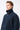 dunkelblaue Herrenjacke aus Wolle mit Membran