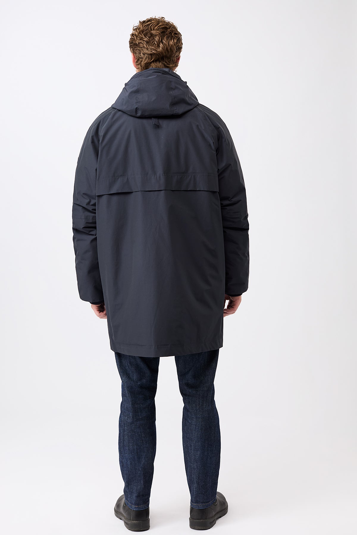Herren Parka dunkelblau