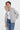 Damen Jacke Tamala in Silver-Grau, Vorderansicht offen 