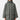 Parka Oversized warm gefüttert in grau-grün für Damen