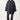 Parka Oversized warm gefüttert in dunkelblau für Damen