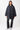 Parka Oversized warm gefüttert in dunkelblau für Damen