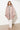 Parka Oversized warm gefüttert in alt-rosa für Damen