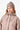 Parka Oversized warm gefüttert in alt-rosa für Damen