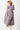 Wattierter Kurzparka für Damen in violett
