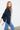 Damen Jacke Winton in Navy-Blau, Seitenansicht