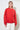 Damen Jacke Clairmont in Poppy-Rot, Vorderansicht geschlossen 