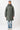 Fishtail Parka im lässigen Oversized-Look für Damen warm gefüttert in grau-grün