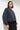 Blouson-Jacke mit Karo-Stepp aus Wolle für Damen in grau