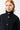 Taillenkurze Jacke mit hohem Kragen aus Wolle für Damen in carbon-schwarz
