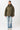 Beidseitig tragbare Bomber-Jacke für Damen in olive-grün