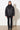 Beidseitig tragbare Bomber-Jacke für Damen in schwarz