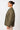 Blouson-Jacke für Damen mit organischen Steppungen in olive-grün