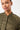 Blouson-Jacke für Damen mit organischen Steppungen in olive-grün