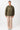 Blouson-Jacke für Damen mit organischen Steppungen in olive-grün