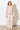 Wattierte Jacke mit kleinem Kragen für Damen in rosa