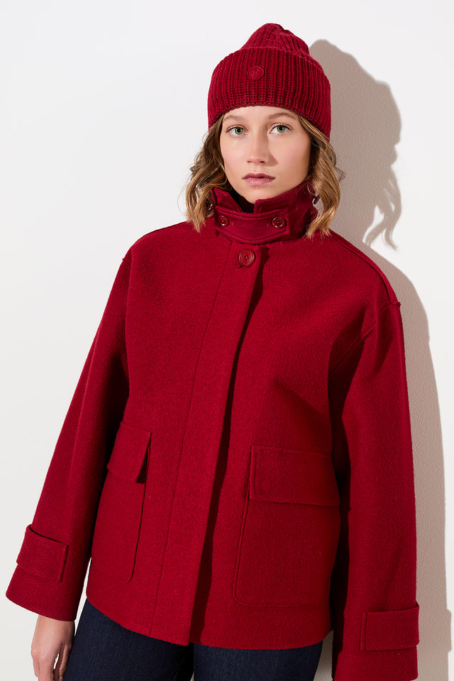 Jacket made of organic wool