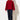 gerade,kurze Wolljacke für Damen in rot