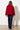 gerade,kurze Wolljacke für Damen in rot