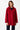 Damen Parka aus Wolle rot