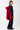Damen Parka aus Wolle rot