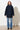 Damen Parka aus Wolle dunkelblau