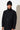 carbon-schwarze Herrenjacke aus Wolle mit Membran