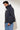 Herren Kurz Parka Cobden in Navy-Blau, Seitenansicht 