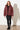 Langerchen Jacke für Frauen in Rot – Front