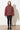 Langerchen Jacke für Frauen in Rot – Front