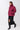Langerchen Jacke für Frauen in Rot- Outfit Front