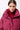 Langerchen Jacke für Frauen in Rot- Detail