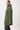 Langerchen Kapuzenmantel für Frauen in Grün- Seite