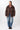 Langerchen Steppjacke für Frauen in Braun- Outfit Front