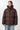 Langerchen Steppjacke für Frauen in Braun- Front