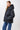 Langerchen Steppjacke für Frauen in Blau- Seite