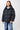 Langerchen Steppjacke für Frauen in Blau- Front