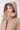 Langerchen Parka für Frauen in Beige- Detail