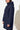 Langerchen Parka für Frauen in Blau- Detail