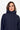 Langerchen Parka für Frauen in Blau- Detail